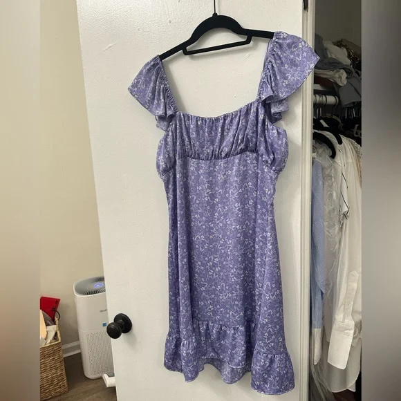 Silk Floral Dress - Picture 2 of 5